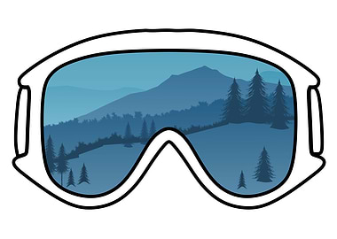 Ski Snowboard Goggles Blue