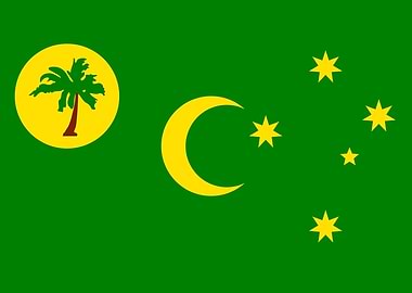 Cocos Islands Flag