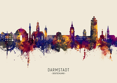 Darmstadt Skyline