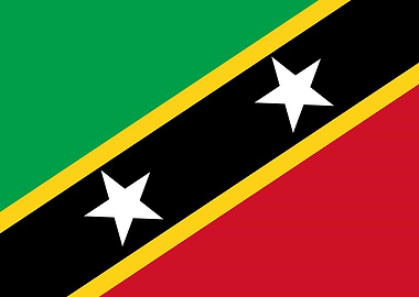 Saint Kitts and Nevis Flag