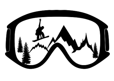 Snowboarder Goggles Mask