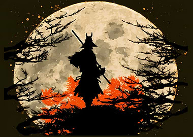 samurai night beauty