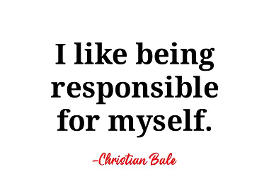 Christian Bale Quote