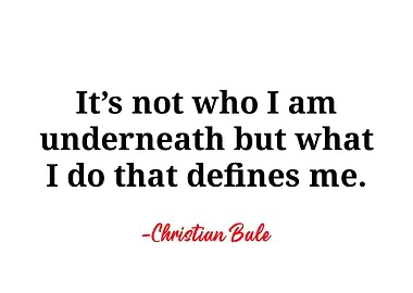 Christian Bale Quote