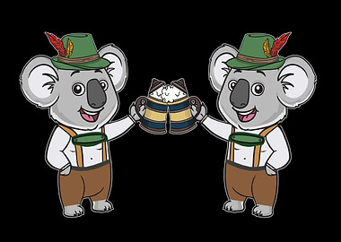 Koala Beer Drinker Gift