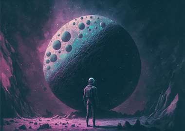 Darkness all around it