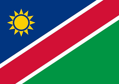 Namibian Flag of Namibia