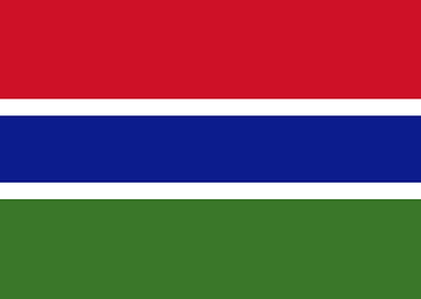 Gambian Flag of The Gambia