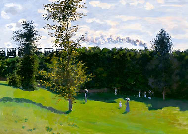 Train in the Countryside