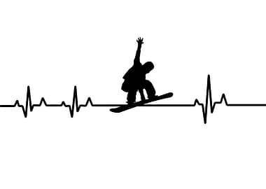 Snowboarder Heartbeat