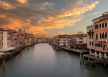Sunset in Venice