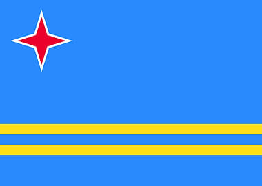 Aruban Flag of Aruba