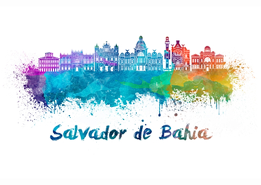 Salvador de bahia skyline