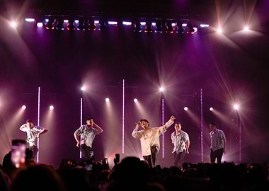 Live band performance