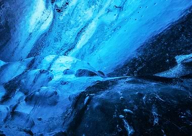 Ice Cave Abstract