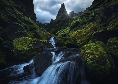 Moody Canyon in Iceland