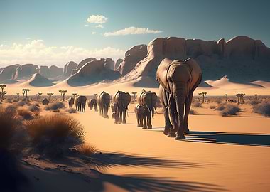 Wild Elephant Animal