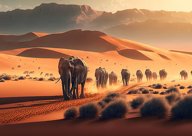 Wild Elephant Animal