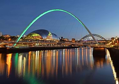 Millennium Bridge and Sage