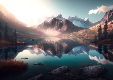 Mountainview from Lake