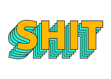Funny Retro Word Art