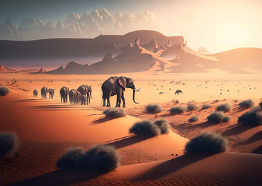 Wild Elephant Animal