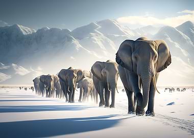 Wild Elephant Animal