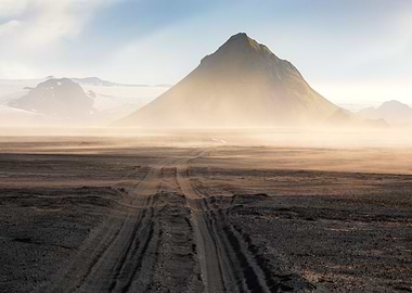 Sandstorm in Iceland