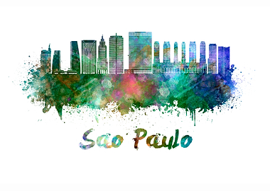 Sao paulo skyline
