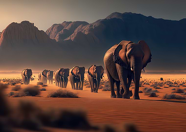 Wild Elephant Animal