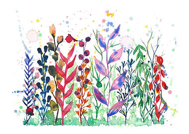 Watercolor Garden 9