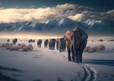 Wild Elephant Animal
