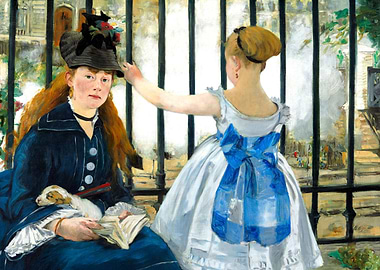 The Railway by Manet