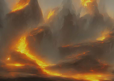 Fire Lands and Lava Flow
