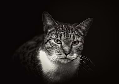 Cat in Black and White