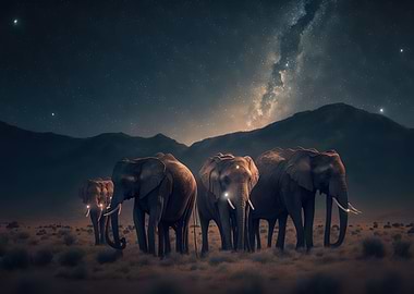 Wild Elephant Animal