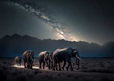 Wild Elephant Animal
