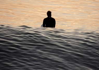 Sunset Surfing