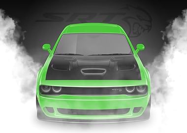 CHALLENGER SRT HELLCAT GRN