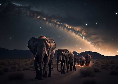 Wild Elephant Animal