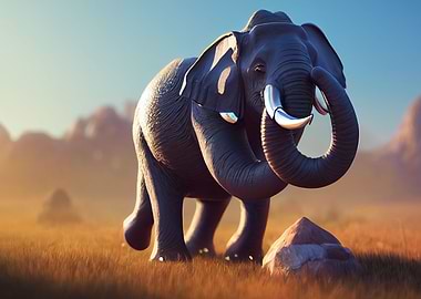 Wild Elephant Animal