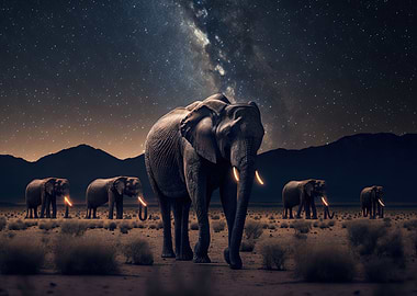 Wild Elephant Animal
