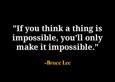 Bruce Lee Quote