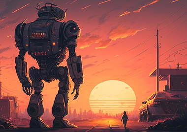 Cyber Robot in Space