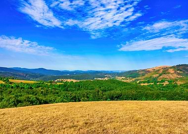 Santiago road landscape