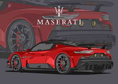 maserati mc20 red
