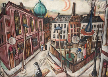 The synagogue in Frankfurt