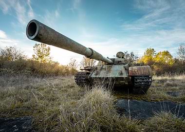 Abandoned tank