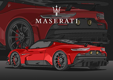 maserati mc20 red