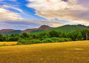 Santiago road landscape